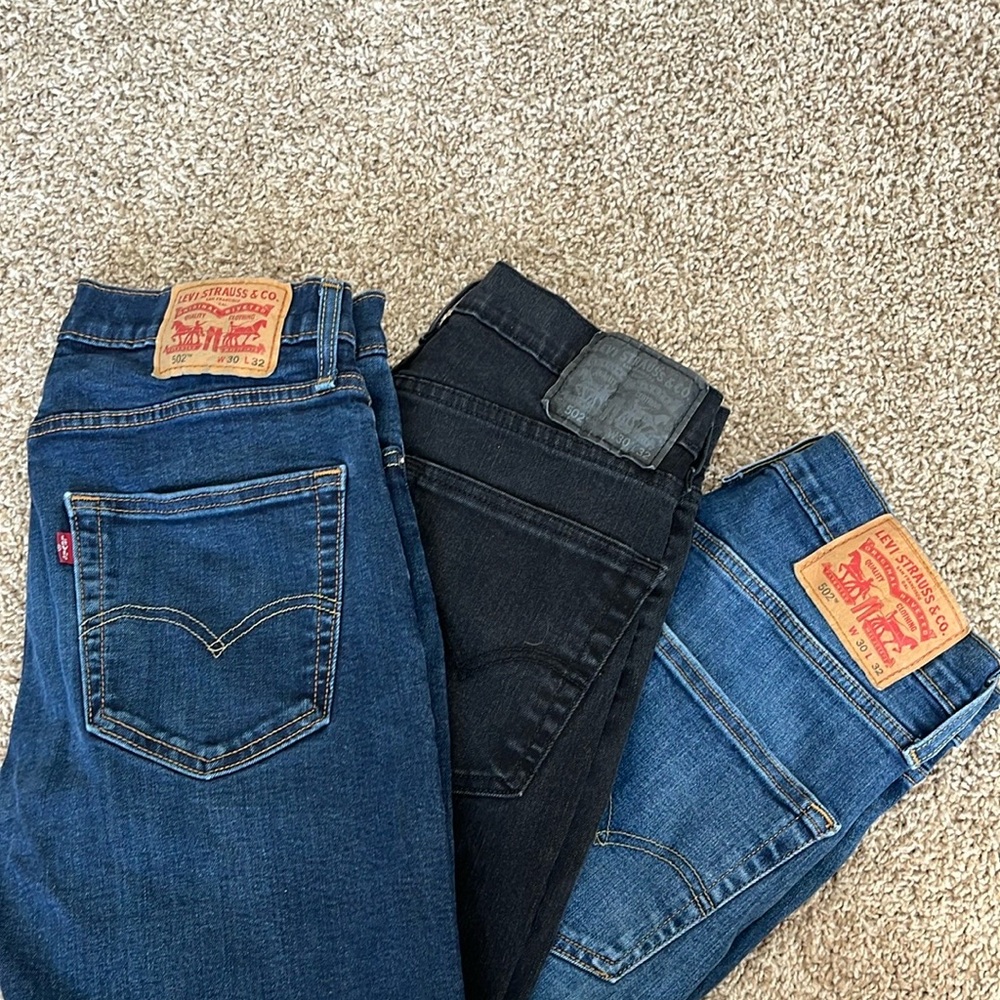 New! 3 pairs — Levi’s 502